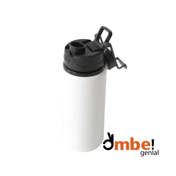 TERMO DEPORTIVO 600ML BLANCO O PLATEADO